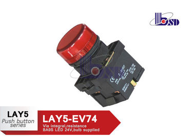 LAY5（XB2）-EV74  red color  push button swithes with LED direct bulb included