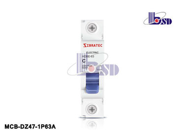 Industrial 1 Pole Mini Circuit Breaker Protection For Sub - Main Circuits